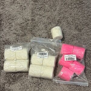 White and Pink athletic wrap